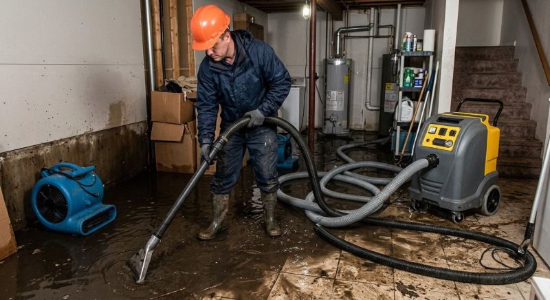 Basement Water Removal in Wilmington, NC