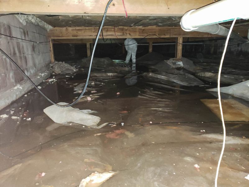 Crawl Space Water Remediation in Wilmington, NC