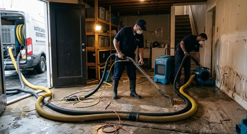 Flood Damage Cleanup in Santa Rosa, CA