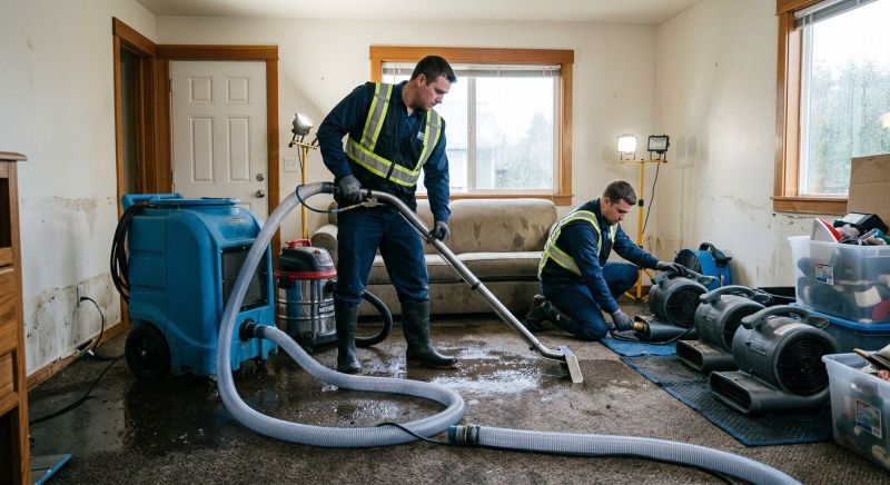 Flood Damage Cleanup in Mesa, AZ