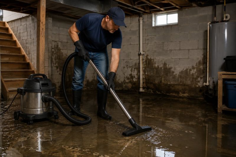 Flooded Basement Cleanup in Santa Rosa, CA